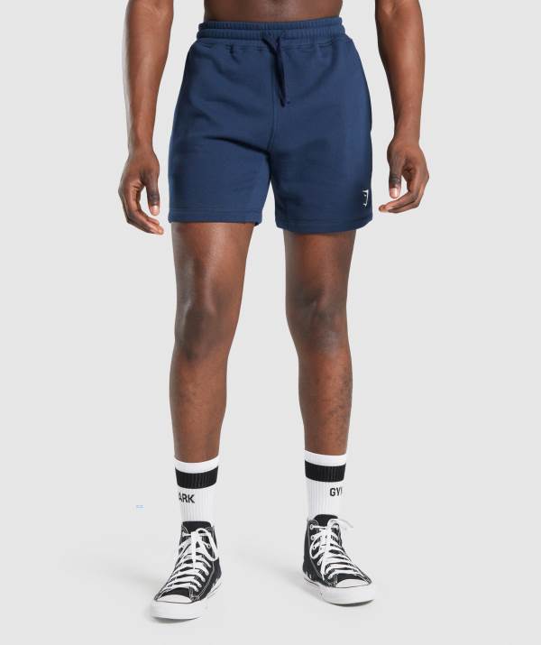 Panske Šortky Gymshark Crest Námornícka Modrá | KM5428973